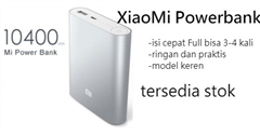 Powerbank XIAOMI  ASLI 10400