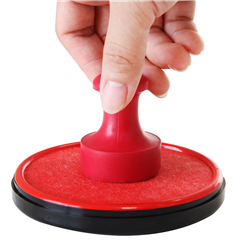 Bantalan merah sidik jari 